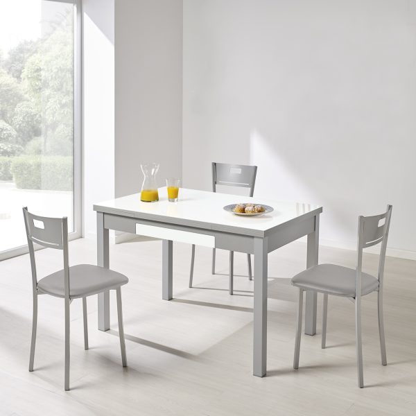 Mesa Alba cristal extensible